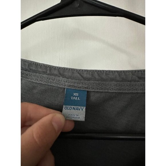 Old Navy Men’s size X-Small Tall Gray long sleeve shirt - Picture 3 of 6
